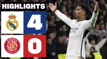 REAL MADRID 4 - 0 GIRONA FC | RESUMEN LALIGA EA SPORTS