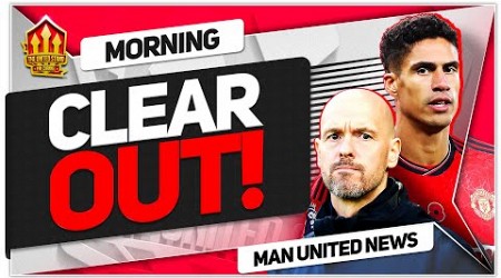 Shock EXITS! Ten Hag gets RUTHLESS! Man Utd News