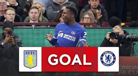 GOAL | Nicolas Jackson | Aston Villa 0-2 Chelsea | Fourth Round Replay | Emirates FA Cup 2023-24