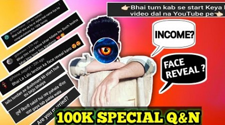 100K SPECIAL Q&amp;N VIDEO PART 1 || FIRST YOUTUBE INCOME #bgmi #ajaxgaming47