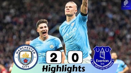 Manchester City 2-0 Everton | All Goals &amp; Extended Highlights | 2023/24