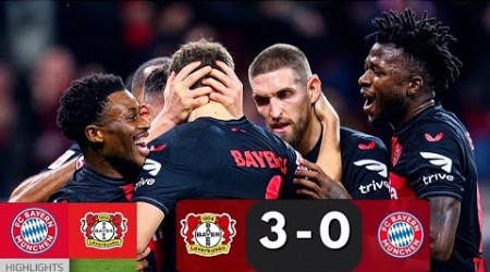 Bayer Leverkusen vs Bayern Munich (3-0) Höhepunkte | Bundesliga 2023/24 | Bayern - Bayer