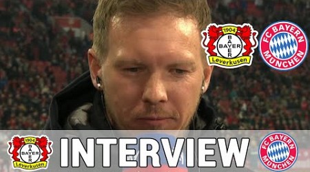 Julian Nagelsmann beim Topspiel im Interview - Kader für EM klar? | Leverkusen - FC Bayern