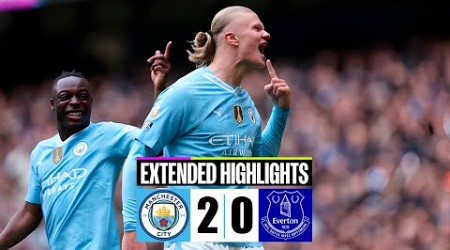 Erling Haaland Goal | Manchester City vs Everton 2-0 Extended Highlights | Premier League 2023/24