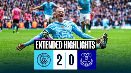 EXTENDED HIGHLIGHTS | Man City 2-0 Everton | Haaland breaks strong Everton defence!