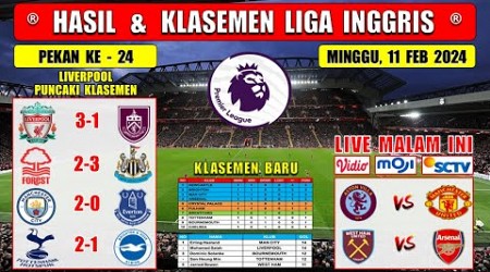 Hasil Liga Ingris Tadi Malam ~ LIVERPOOL vs BURNLEY ~ NOTTINGHAM vs NEWCASTLE ~ EPL 2024 Pekan 24