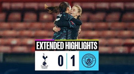 EXTENDED HIGHLIGHTS! HASEGAWA STUNNER SEES CITY INTO CONTI CUP SEMIS | Tottenham 0-1 City