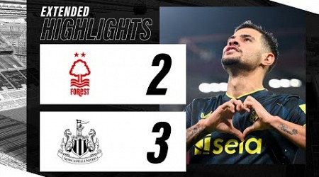 Nottingham Forest 2 Newcastle United 3 | EXTENDED Premier League Highlights