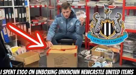 I PAID £100 ON A RANDOM NEWCASTLE UNITED MYSTERY BOX (was this worth it?)