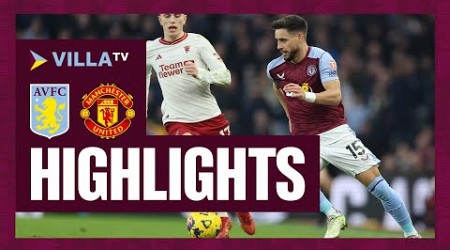 MATCH HIGHLIGHTS | Aston Villa 1-2 Manchester United