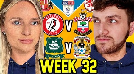 CHAMPIONSHIP PREDICTIONS WEEK 32