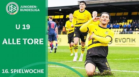 BVB gewinnt 7:1, Leipzig schlägt Wolfsburg | Alle Tore A-Junioren Bundesliga Woche 16