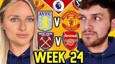 PREMIER LEAGUE PREDICTIONS WEEK 24