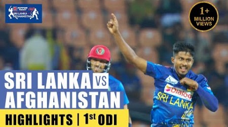 Afghanistan Tour Of Sri Lanka | 1st ODI | Highlights | 9th February 2024