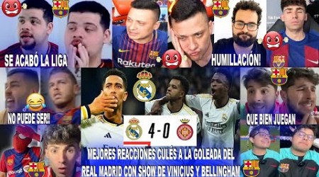 MEJORES REACCIONES CULÉS AL REAL MADRID 4-0 GIRONA CON SHOW DE VINICIUS JR Y BELLINGHAM - CAMPEONES?