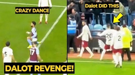 Dalot and Varane responded Douglas Luiz taunting celebration after McTominay&#39;s goal | Man Utd News