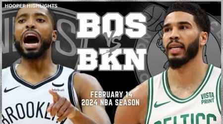 Boston Celtics vs Brooklyn Nets Full Game Highlights | Feb 14 | 2024 NBA Season