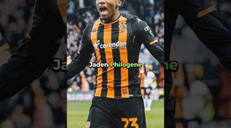 Hull City&#39;nin Yıldızı Jaden Philogene Puskaslık Gol Attı #futbol #shorts #hullcity