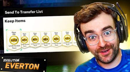 I PUT MY ENTIRE CLUB INTO PLAYER PICKS!!! FC24 RTG Evolution Everton episode 66