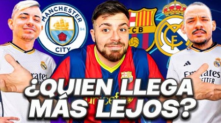 ¿QUIEN LLEGARÁ MAS LEJOS EN LA CHAMPIONS LEAGUE? Real Madrid, Manchester City, Barcelona. DEBATE