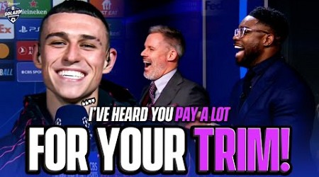 Phil Foden surprises Micah Richards &amp; reflects on his form (and haircut) | UCL Today | CBS Sports