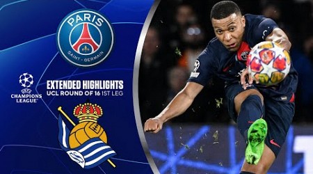 PSG vs. Real Sociedad: Extended Highlights | UCL Round of 16 1st Leg | CBS Sports Golazo