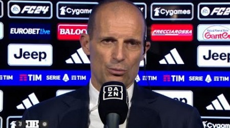 Allegri intervista Post partita Juventus - Udinese 0-1 &quot;I nostri 9 scudetti?&quot;