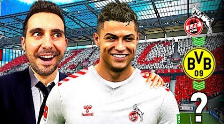 Ich spiele RONALDOs KARRIERE als BUNDESLIGA SPIELER !!! 