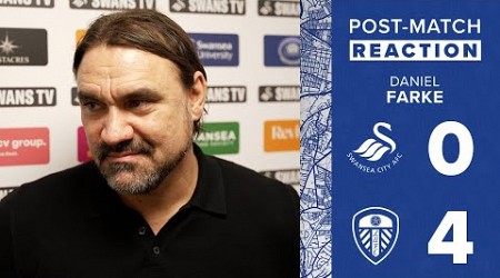 “The lads are doing really well” | Daniel Farke reaction | Swansea City 0-4 Leeds United