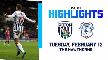 Andi Weimann seals another Hawthorns triumph | Albion 2-0 Cardiff City | MATCH HIGHLIGHTS