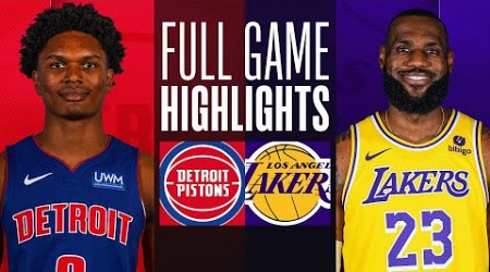 PISTONS at LAKERS | FULL GAME HIGHLIGHTS | February 13, 2024