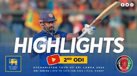 Asalanka Blazes 97! Wanindu Bags 4 Wickets | 2nd ODI vs Afghanistan Highlights