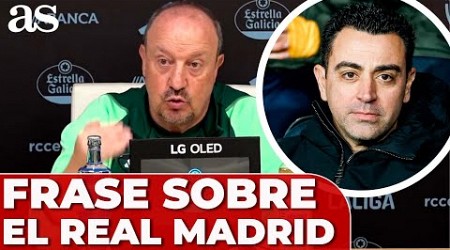 La frase sobre el REAL MADRID de BENÍTEZ para contestar una pregunta sobre XAVI