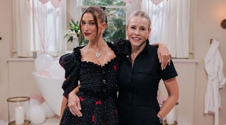 Chelsea Handler &amp; Hailey Bieber celebrate Galentine&#39;s Day! | WHO&#39;S IN MY BATHROOM?