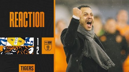 Huddersfield Town 1-2 Hull City | Liam Rosenior&#39;s Post-Match Reaction | Sky Bet Championship