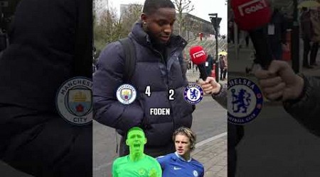 MAN CITY v CHELSEA FANS CHALLENGE 