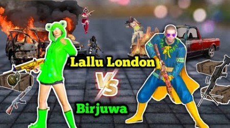 महायुद्ध Lallu London VS Birju Bhaiya || Bgmi Funny Commentry Video || #bgmi #ajaxgaming47 #funny