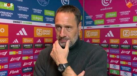 Van &#39;t Schip kritisch: &#39;We hebben een selectie die niet in balans is&#39; | Ajax 2-2 NEC | #ajanec