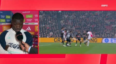 Brobbey claimt goal: &#39;Geen hands, gewoon mijn goal dus hij komt op mijn naam&#39; | Ajax 2-2 NEC|#ajanec