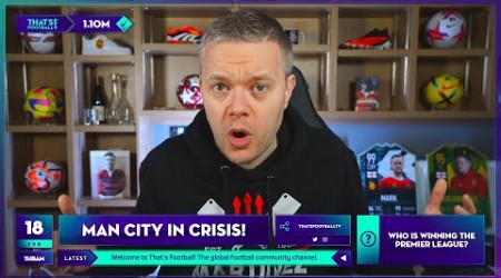 MAN CITY IN CRISIS AGAIN!