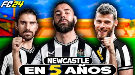 RECONSTRUYENDO al NEWCASTLE FC 24 Modo Carrera LITE!!