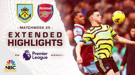 Burnley v. Arsenal | PREMIER LEAGUE HIGHLIGHTS | 2/17/2024 | NBC Sports