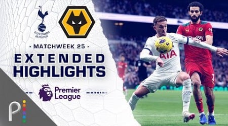 Tottenham Hotspur v. Wolves | PREMIER LEAGUE HIGHLIGHTS | 2/17/2024 | NBC Sports