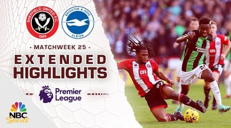 Sheffield United v. Brighton | PREMIER LEAGUE HIGHLIGHTS | 2/18/2024 | NBC Sports