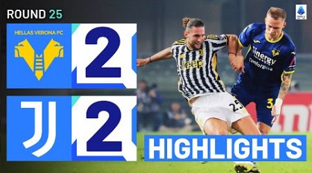 VERONA-JUVENTUS 2-2 | HIGHLIGHTS | Juve held back in 4-goal thriller | Serie A 2023/24