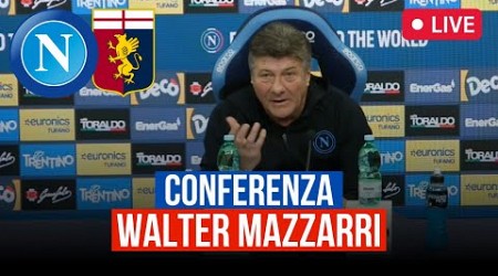 Mazzarri in conferenza stampa per Napoli Genoa 