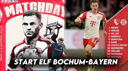 VfL Bochum - Bayern München Start Elf &amp; Stadion Atmosphere Bundesliga 2024