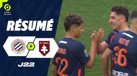 MONTPELLIER HÉRAULT SC - FC METZ (3 - 0) - Résumé - (MHSC - FCM) / 2023-2024