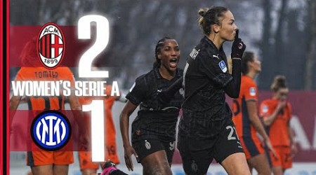 Rossonere claim the derby spoils | AC Milan 2-1 Inter | Highlights Women&#39;s Serie A