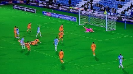 Rudoni goal to make Huddersfield 1 -1, 92nd min, Huddersfield v Hull City 17th February 2024